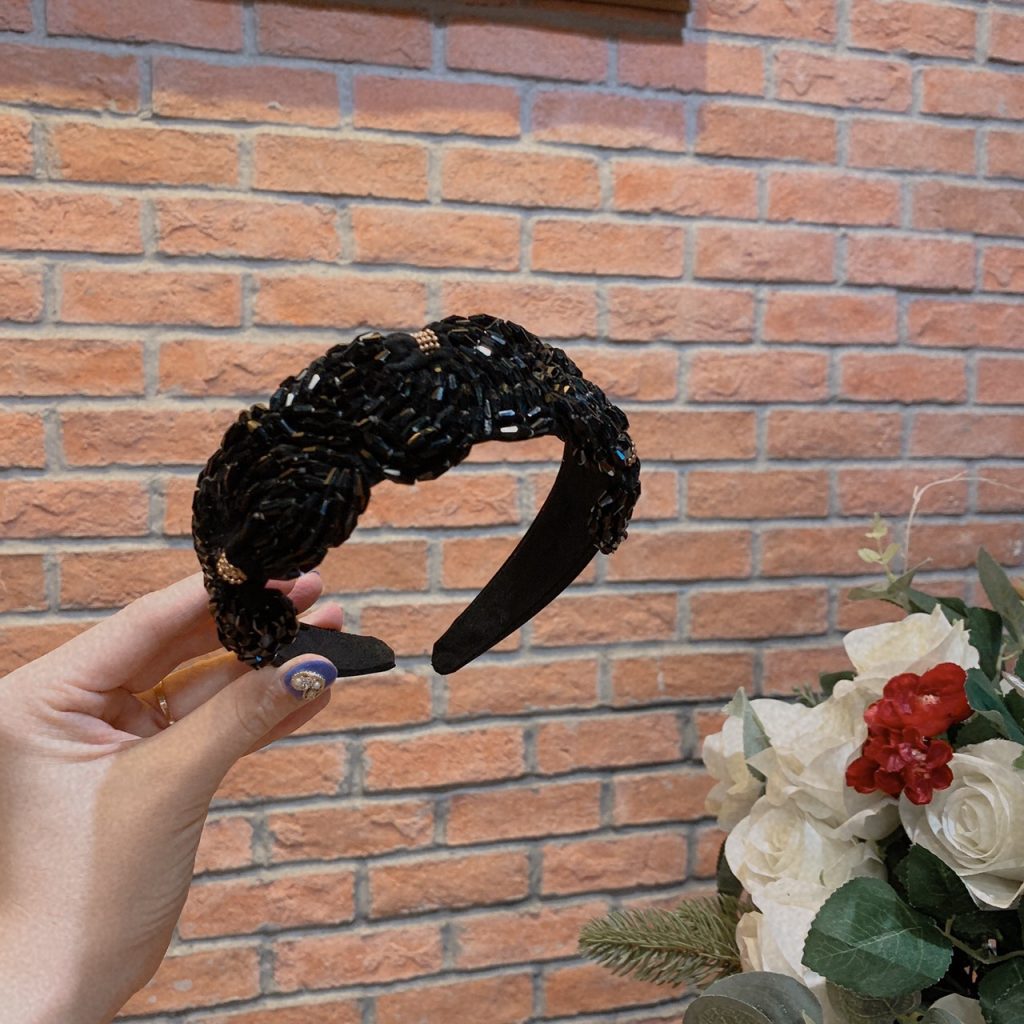 Cài tóc CAO CẤP Hoa Đen thiết kế độc đáo AK9142