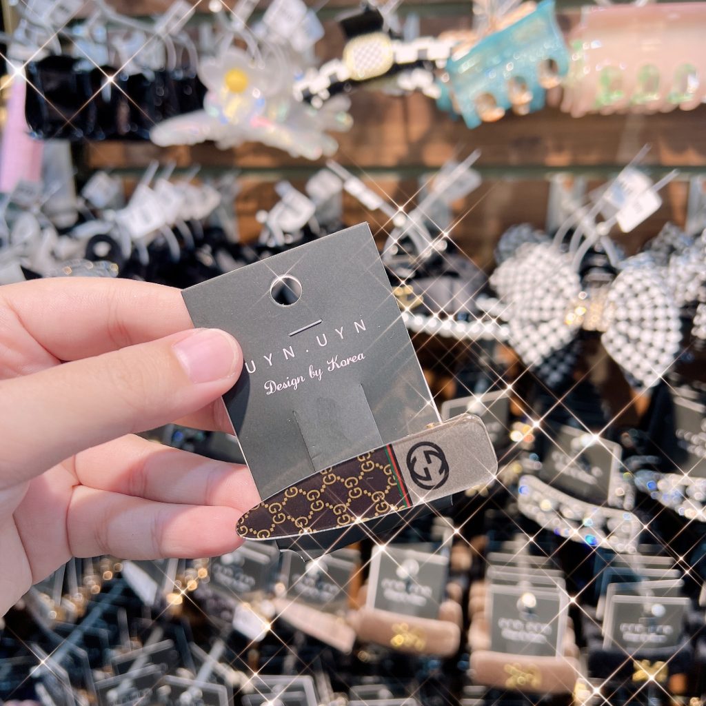 Kẹp tóc mái mỏ vịt GG đơn giản sang trọng AK6462