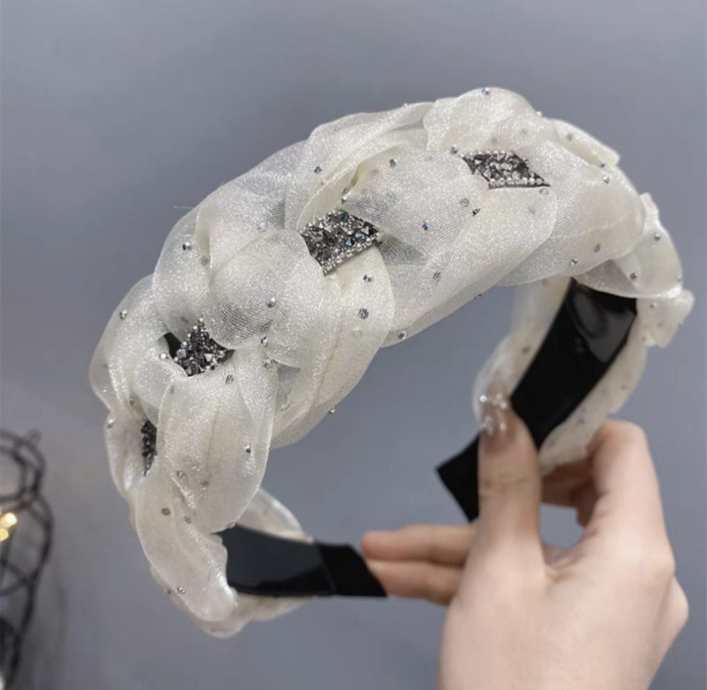 Cài tóc đẹp thắt bím mix đá độc đáo AK5137