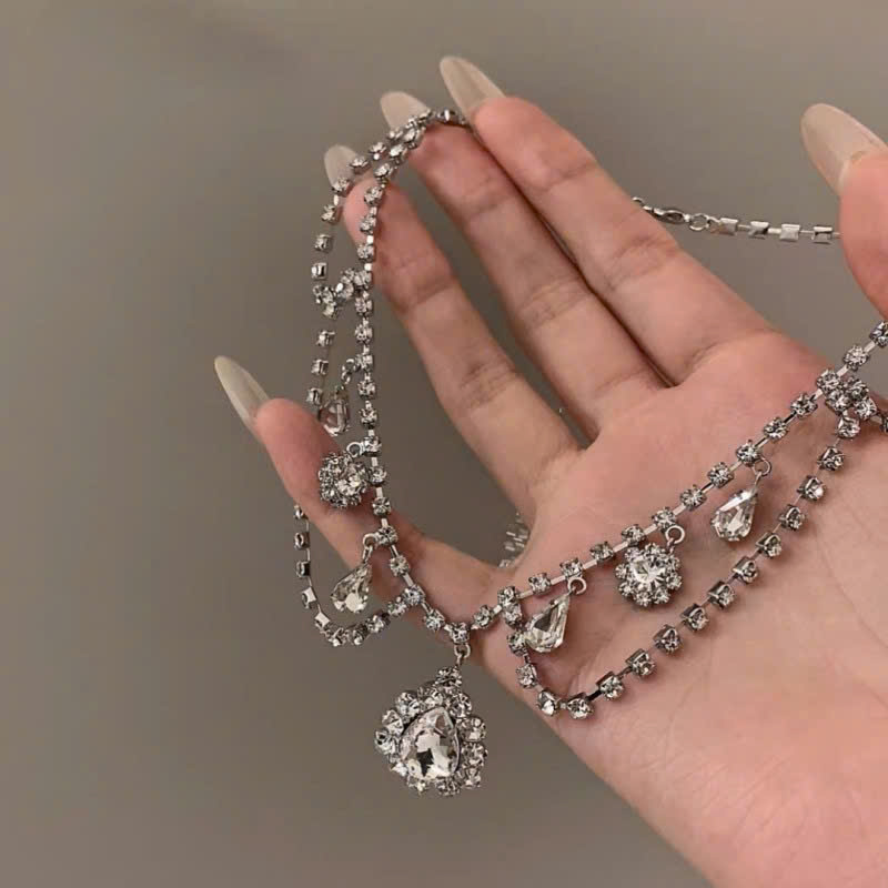 Choker đính full đá độc đáo sang trọng AV5277