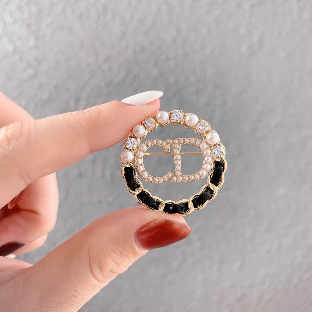 Cài áo CD ngọc đá đen cao câp sang trọng độc đáo AC4024