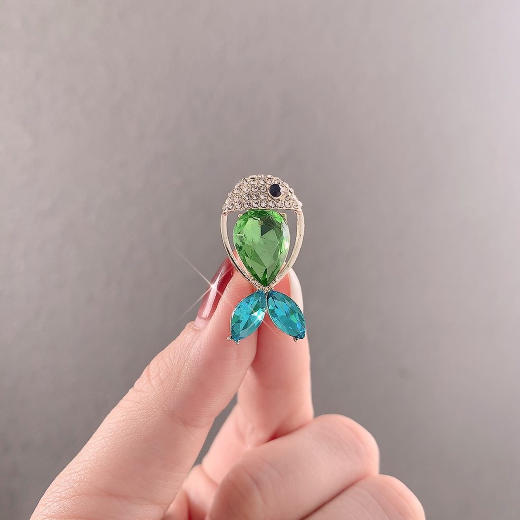 Cài áo, ghim cài áo hình con cá thời trang thiết kế AC3019