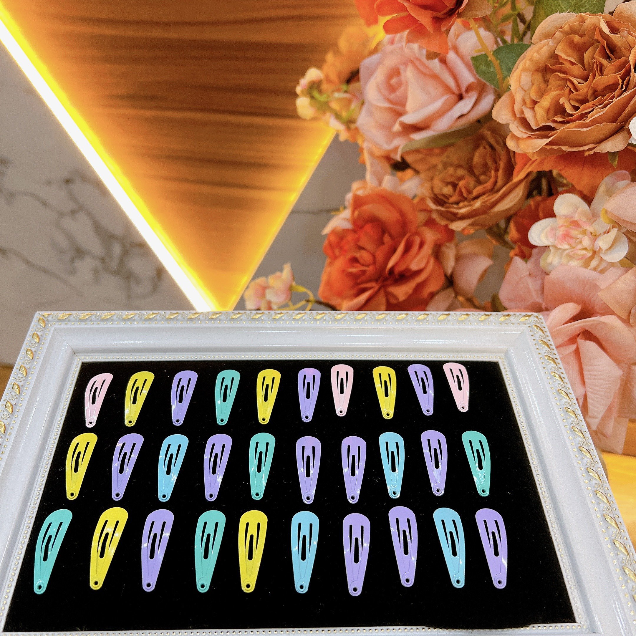 Set 30 Kẹp bấm nhí màu sắc AK2143