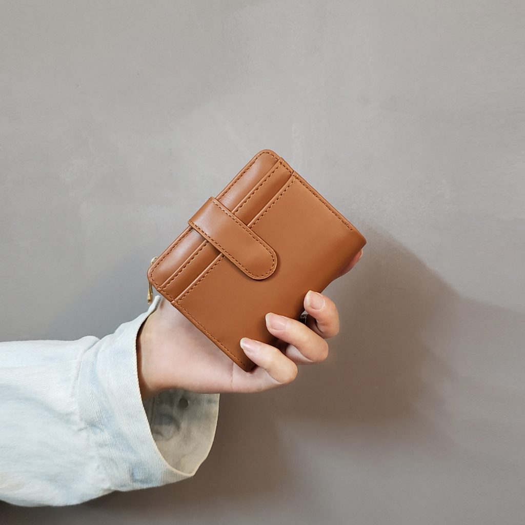 Ví cầm tay nữ Mini Nhiều ngăn tiện lợi màu Nâu B813