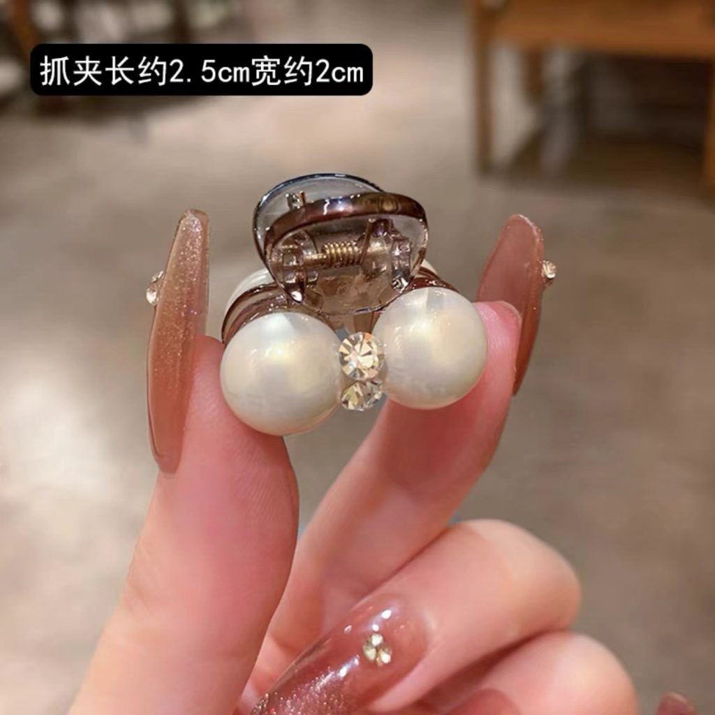 Kẹp mái, kẹp nửa tóc sau mix ngọc đá độc đáo, thiết kế đẹp sang trọng B2111