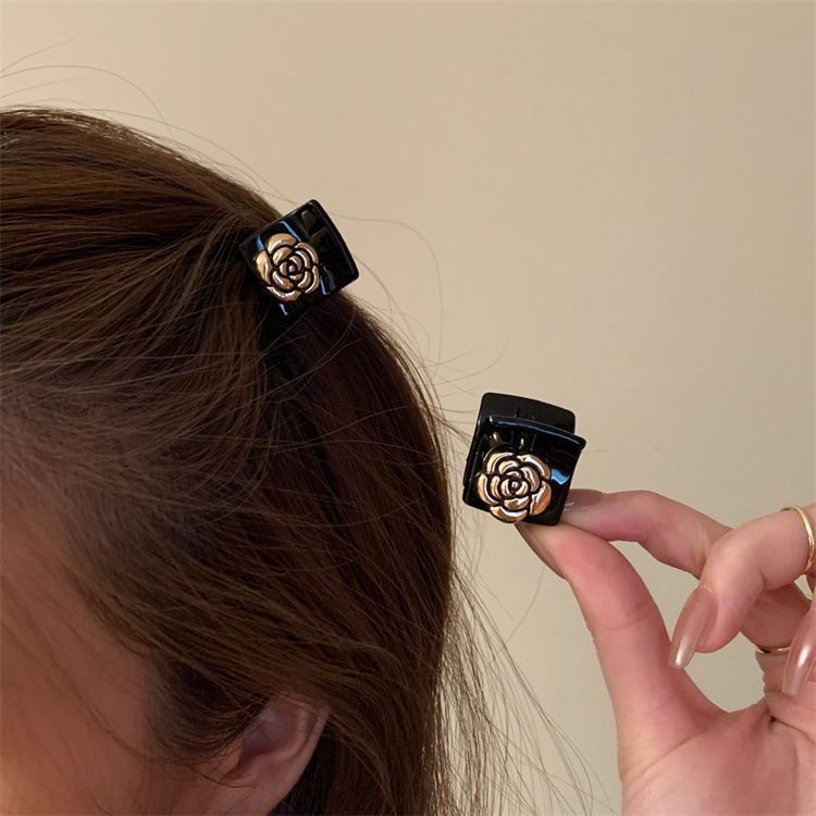 Kep mái nhí hoa hồng độc đáo, kẹp tóc nữ đẹp(1 cái) B2078