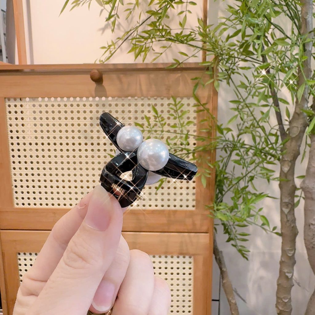 Kẹp tóc nhí ngọc đơn giản, phụ kiện kẹp tóc nữ xinh B2012