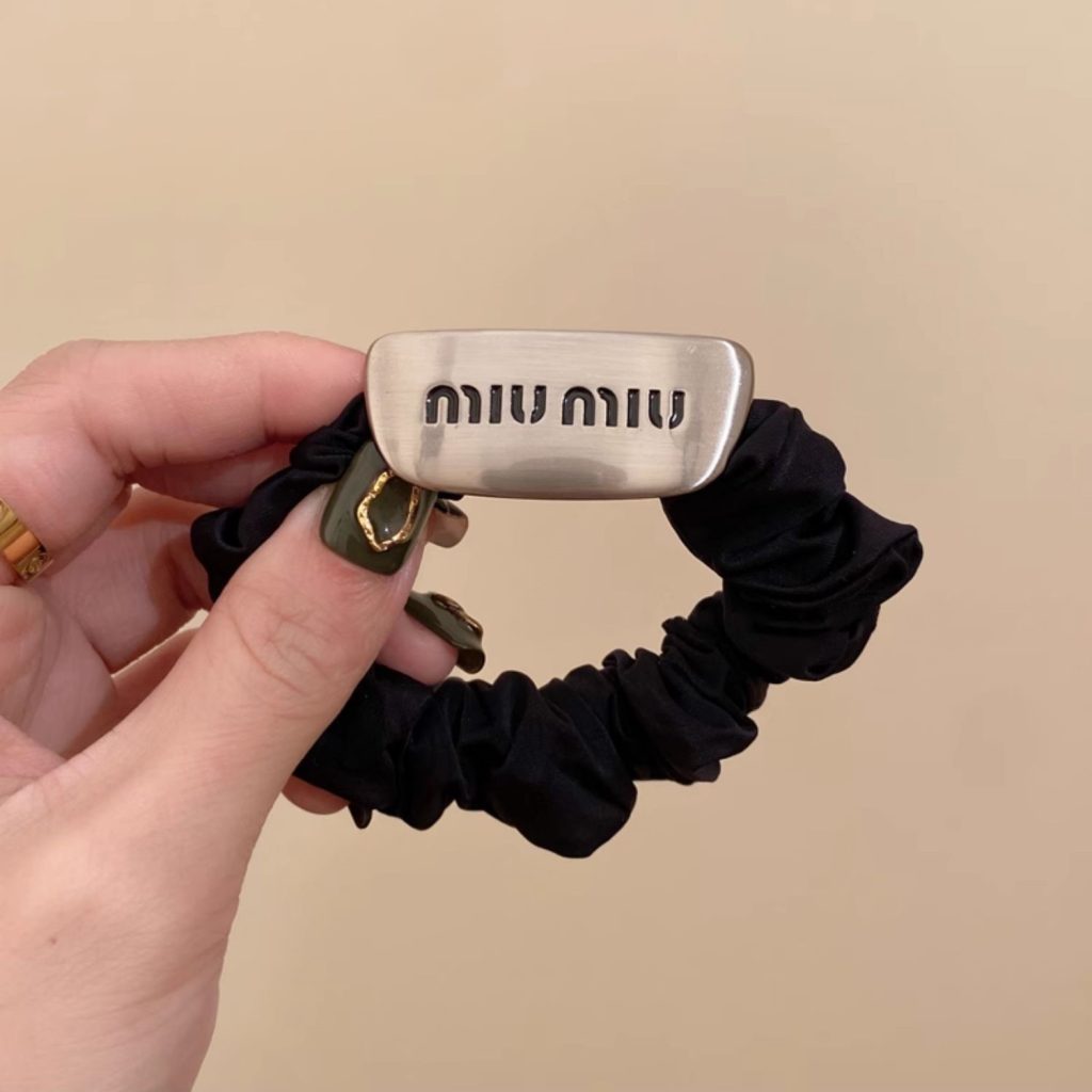 Cột tóc MIN MIN tone màu bạc thun cao cấp, phụ kiện tóc nữ xinh đẹp B2123