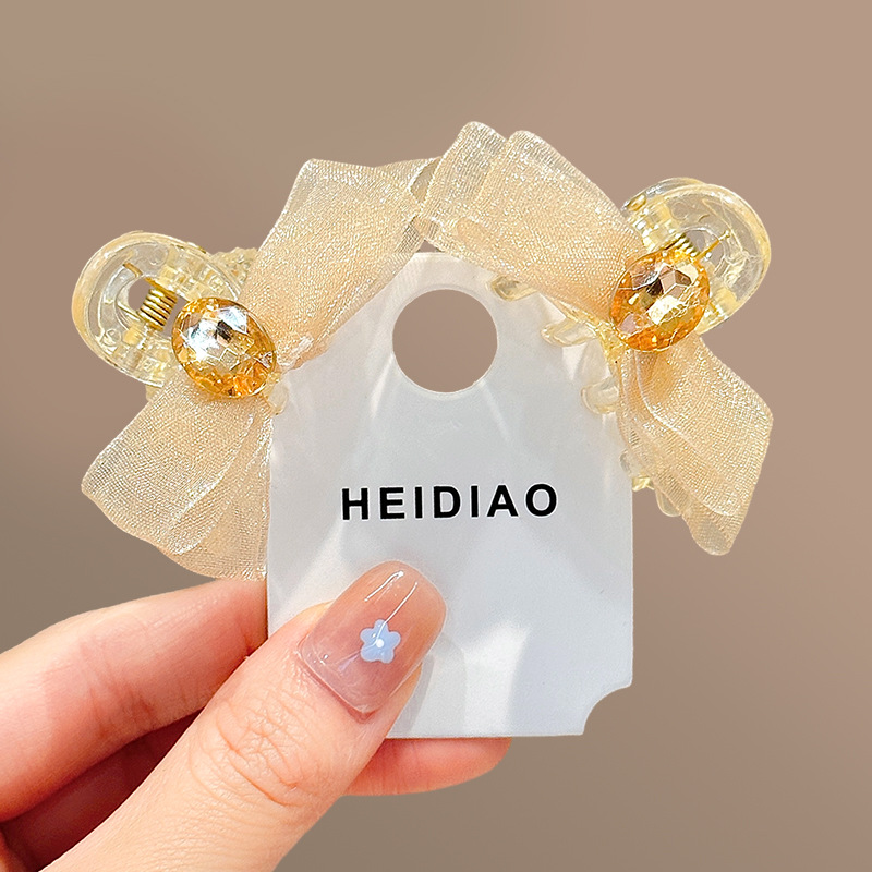 Kẹp tóc nơ mái nhí nửa tóc bất đối xứng độc đáo B2220 (giá 1 cái)