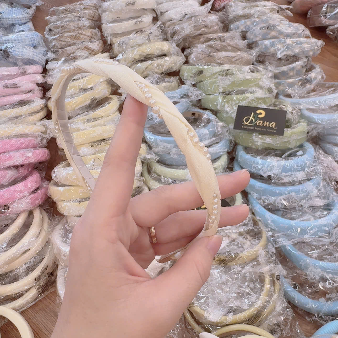 Cài tóc mix ngọc, phụ kiện cài tóc nữ đẹp màu sắc tưới mới B2283