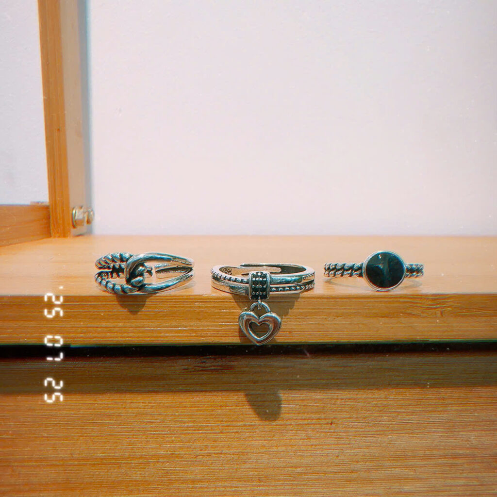 Bộ 3 nhẫn unisex FREESIZE AN3007