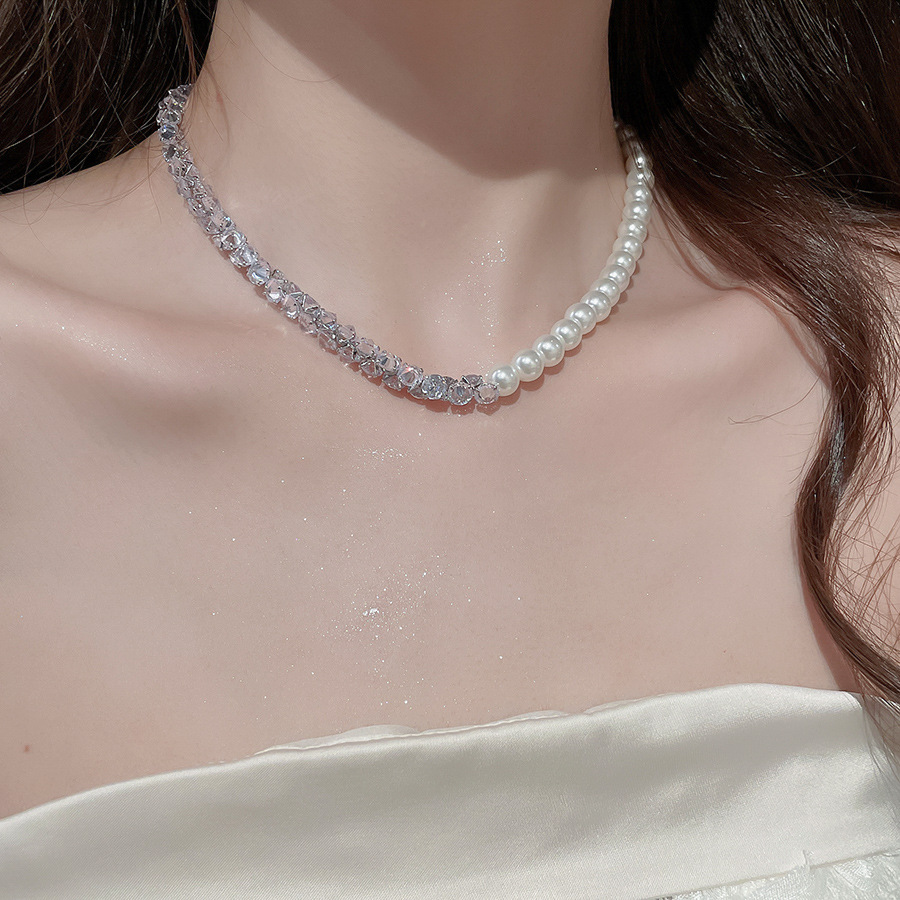 Vòng cổ mix NGỌC ĐÁ trong ĐỘC ĐÁO, mẫu sáng đẹp mix đồ cực xinh B2594