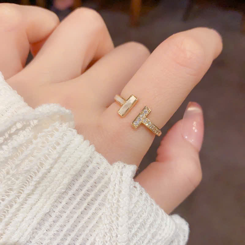 Nhẫn mã VIP cao cấp FREESIZE đính đá VÀNG HỒNG B2856