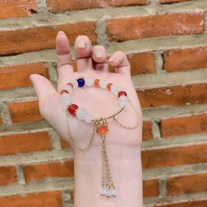 Lắc tay chuỗi hạt màu sắc FREESIZE AT05184