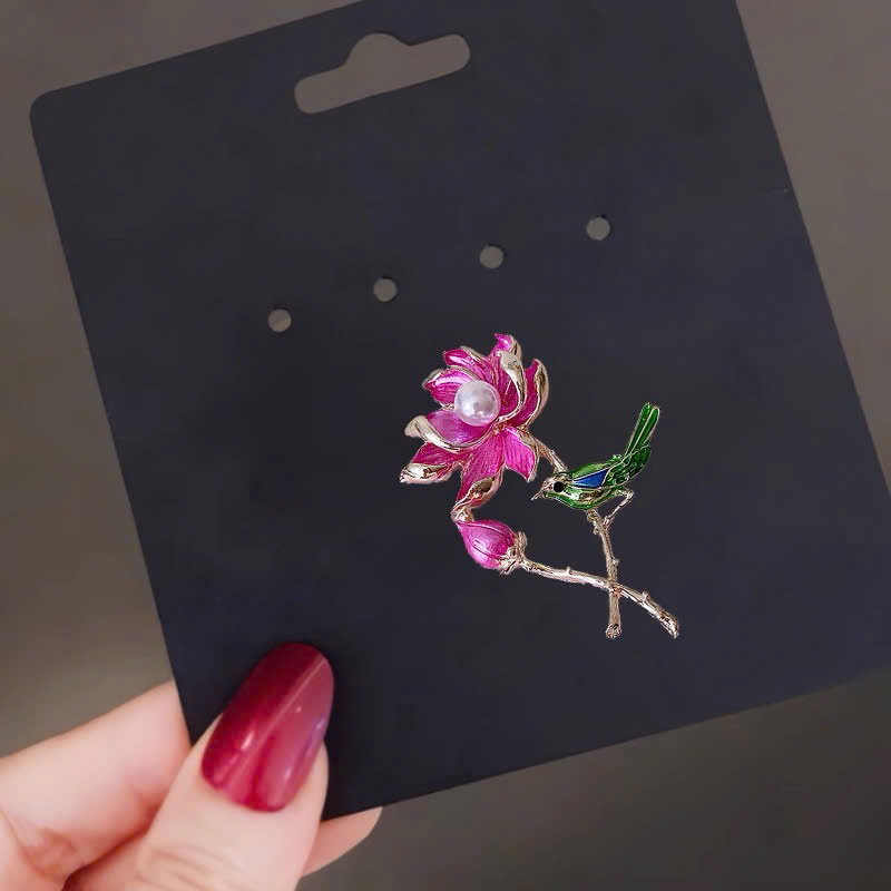 Cài áo HOA SEN HỒNG thiết kế đẹp-độc đáo điểm nhấn B0983