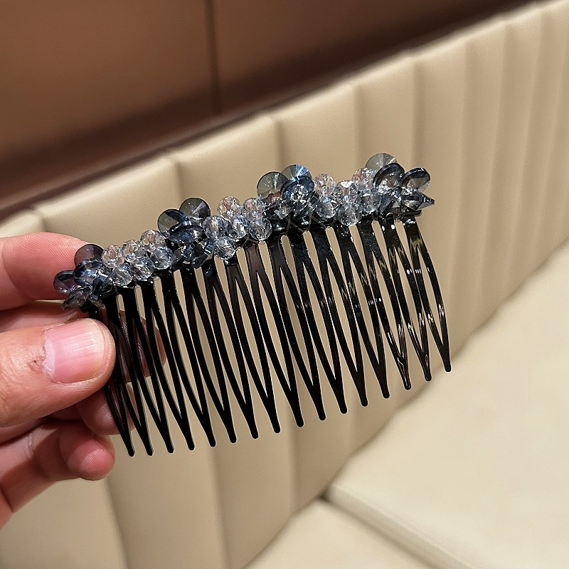 Xược tóc cài pha lê XANH cao cấp, phụ kiện tóc cao cấp quà tặng đẹp B2991