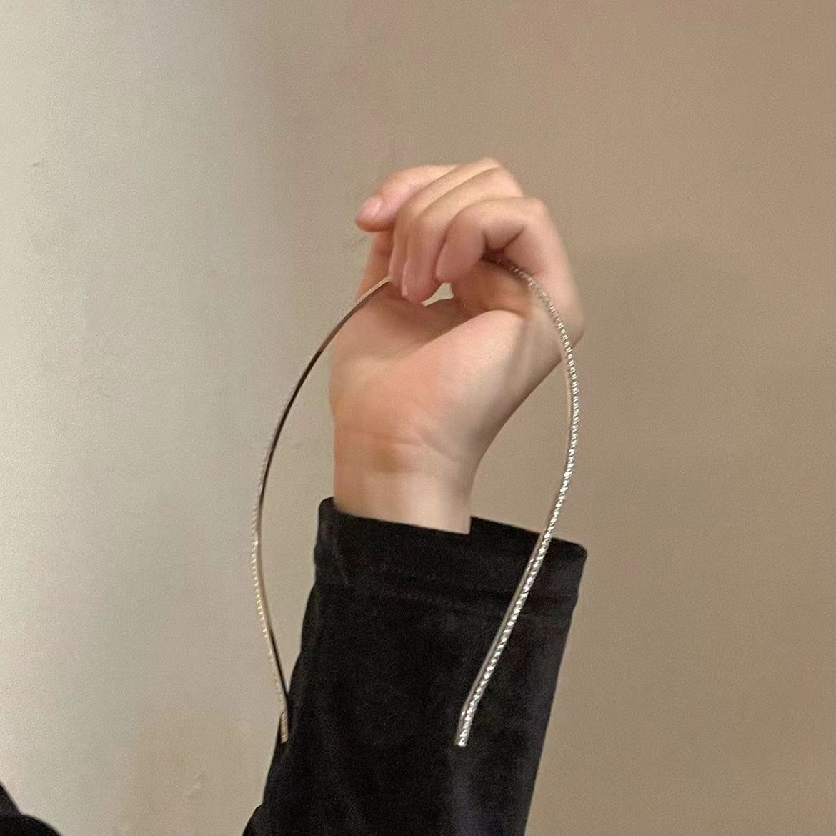 Cài tóc mảnh Full đá nhỏ xinh thanh mảnh nhẹ nhàng, phụ kiện cài tóc đẹp B3028