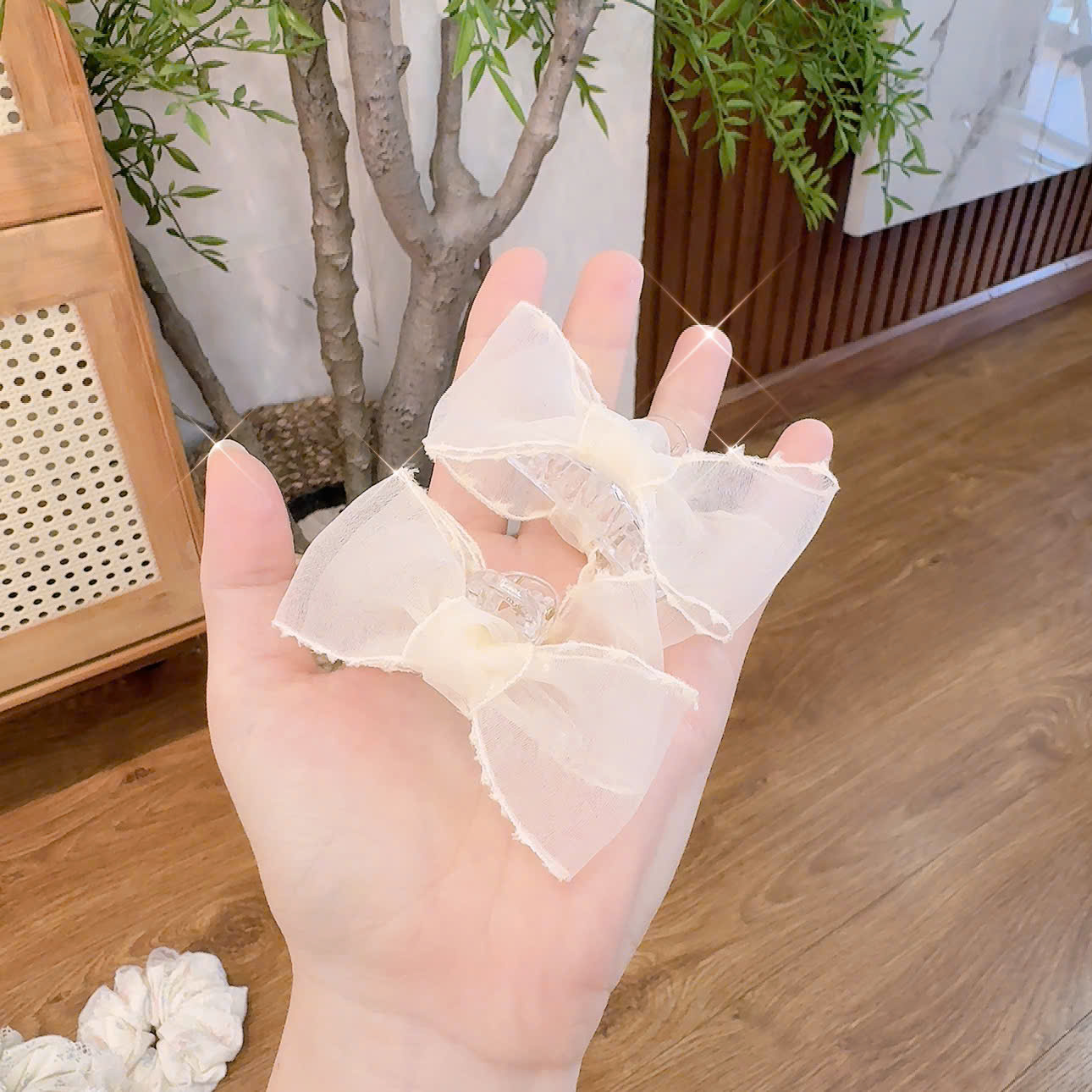 Sét 2 kẹp gắp tóc tiểu thư Nơ KEM B3041