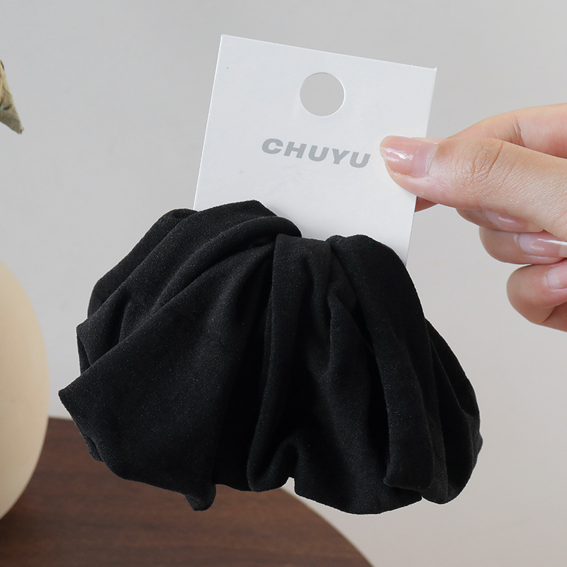 Sét 4 côt tóc cao cấp ĐEN basic, phụ kiện cột tóc đẹp B3383