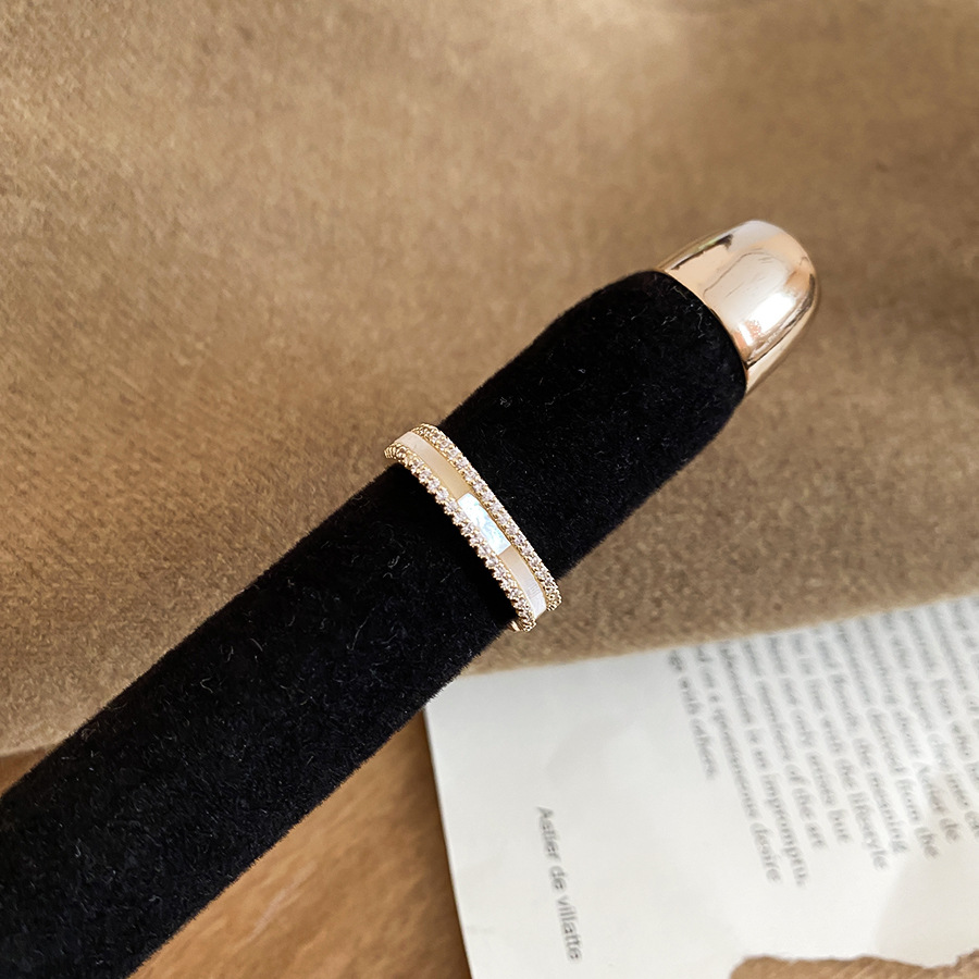 Nhẫn xà cư xi vàng pha cao cấp, phụ kiện nhẫn nữ thời trang độc đáo, sang trọng B3626