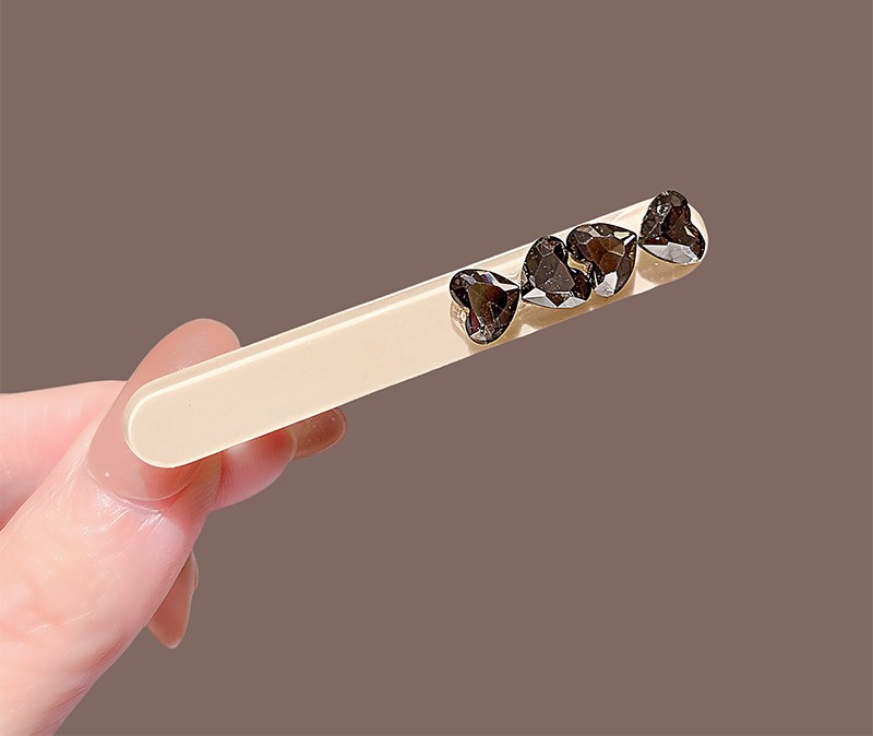 Kẹp mỏ vịt NƠ ĐÁ thiết kế Hàn Quốc, kẹp tóc mái nữ cao cấp, phụ kiện kẹp tóc sang trọng, độc đáo B4281