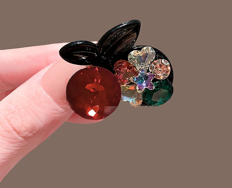 Kẹp gắp tóc mái, kẹp nửa tóc CHERY đính đá màu sắc cao cấp, phụ kiện kẹp tóc nữ đẹp độc đáo B4328