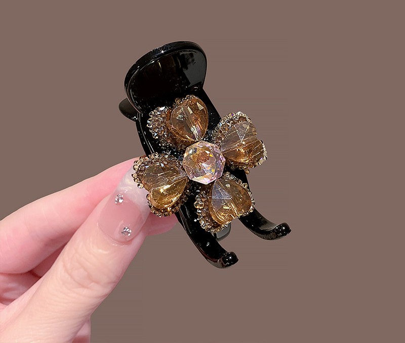 Kẹp tóc 3 răng đính đá cao cấp, phụ kiện tóc nữ sang trọng độc đáo thiết kế hàn quốc B4356