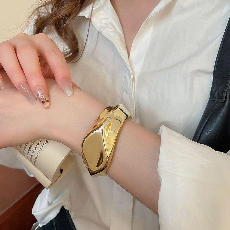 Vòng tay BASIC màu VÀNG, phụ kiện vòng tay đẹp độc đáo phong cách cá tính B4110