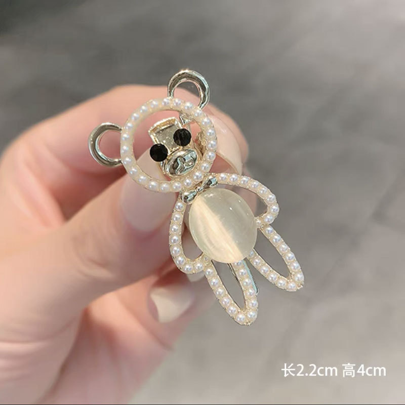 Kẹp mỏ vịt GẤU, kẹp mái tóc nữ, phụ kiện tóc đẹp độc đáo, quà tặng xinh B4199