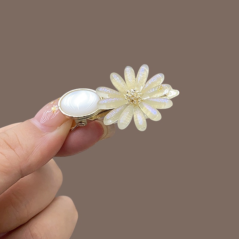 Kẹp mỏ vịt hoa mặt trời, phụ kiện kẹp tóc nữ XINH Đẹp độc đáo, quà tặng bạn ý nghĩa B4204