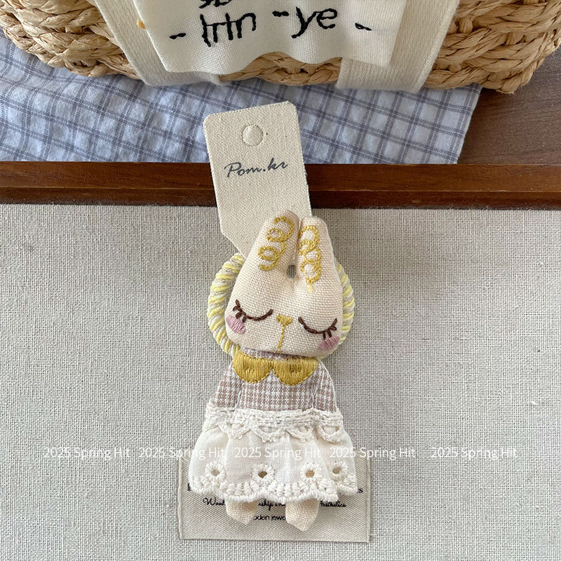 Cột tóc cho bé THỎ NGỦ dễ thương cao cấp thiết kế Hàn quốc thun co giãn tốt, quà tặng cho bé yêu B4701