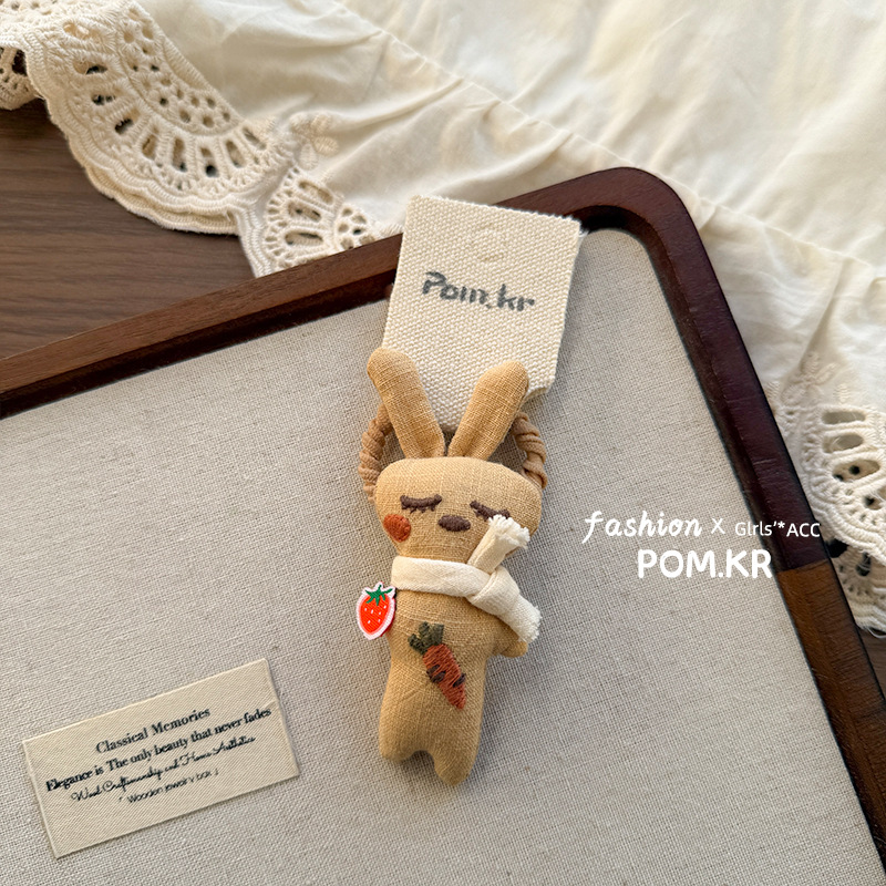 Cột tóc cho bé THỎ quấn khăn quàng cổ dễ thương thiết kế HÀN QUỐC cao cấp, quà tặng cho bé B4647