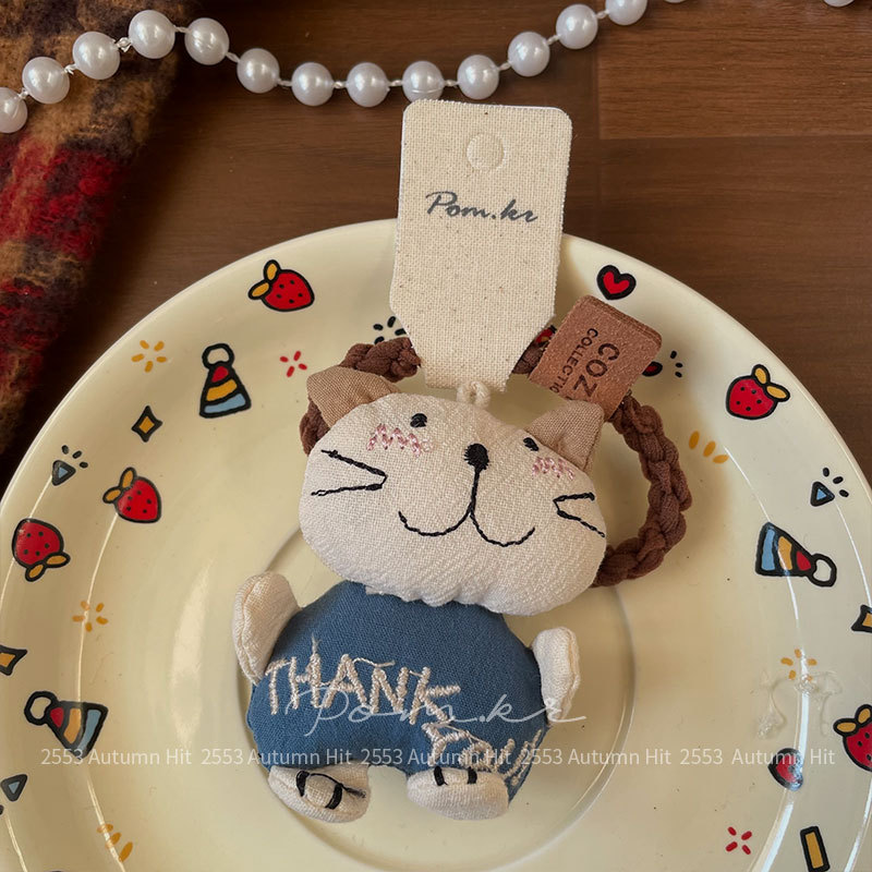 Cột tóc cho bé mèo XANH DƯƠNG cao cấp thiết kế HÀN QUỐC dễ thương độc đáo, quà tặng cho bé yêu B4662