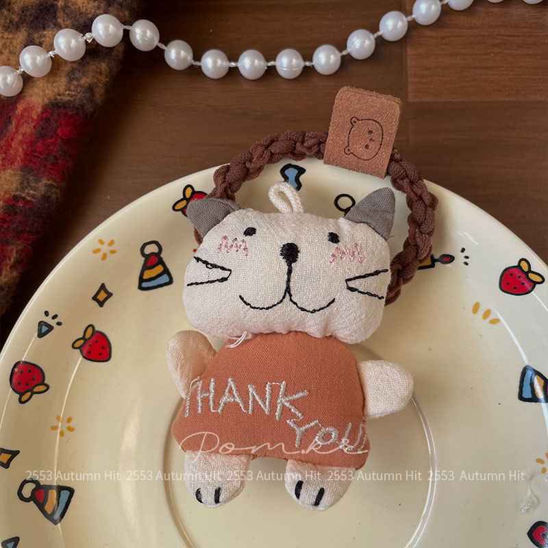 Cột tóc cho bé yêu MÈO CAM cao cấp thiết kế Hàn quốc thun co giãn tốt, quà tặng cho bé yêu B4663