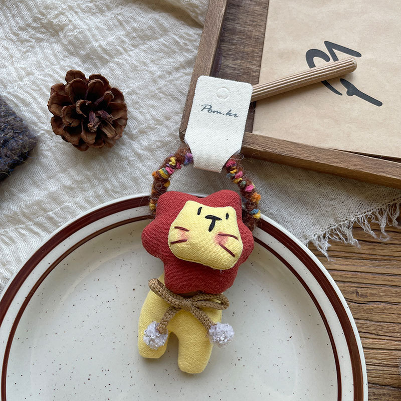 Cột tóc cho bé VUA SƯ TỬ cao cấp thiết kế Hàn quốc thun co giãn tốt, quà tặng cho bé yêu B4674