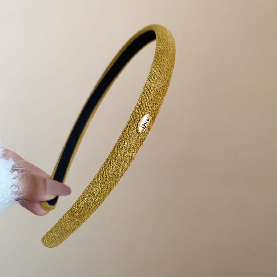 Cài tóc nữ VÀNG bản nhỏ đơn giản, basic màu sắc độc đáo B4841