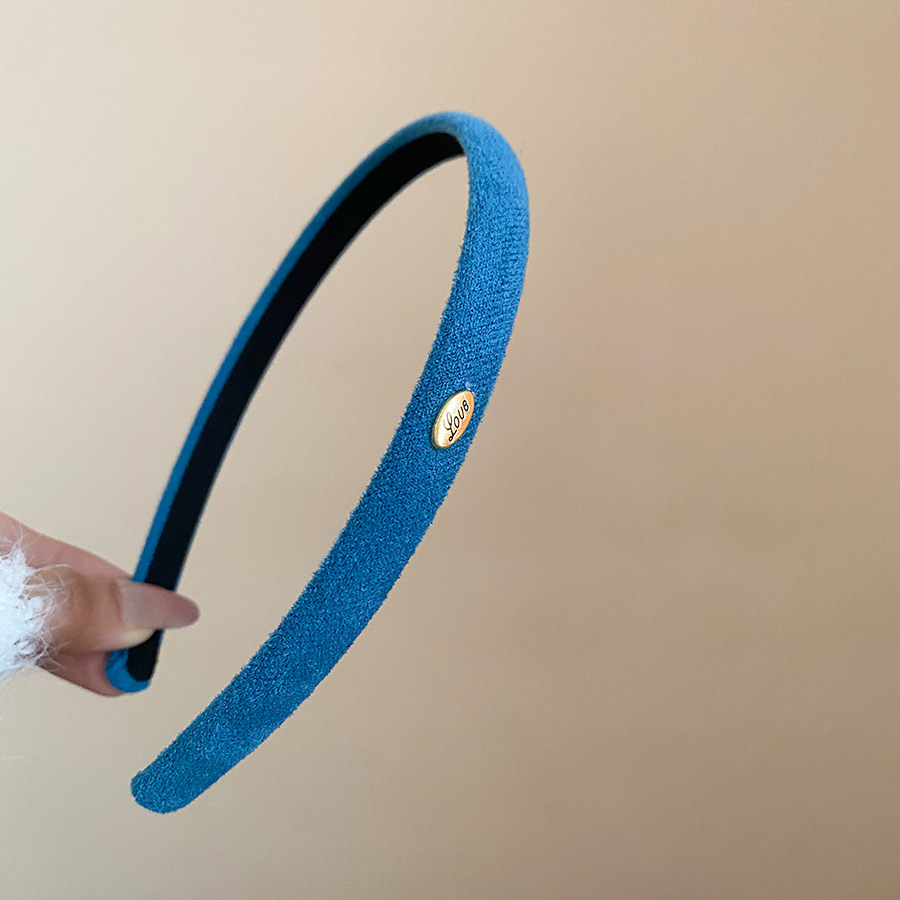 Cài tóc nữ XANH NHẠT bản nhỏ đơn giản, basic màu sắc độc đáo B4844