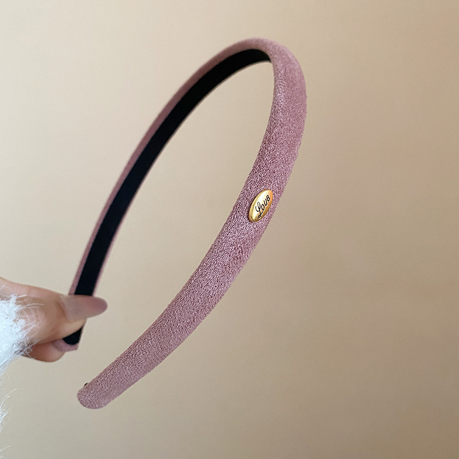 Cài tóc nữ HỒNG TÍM bản nhỏ đơn giản, basic màu sắc độc đáo B4846