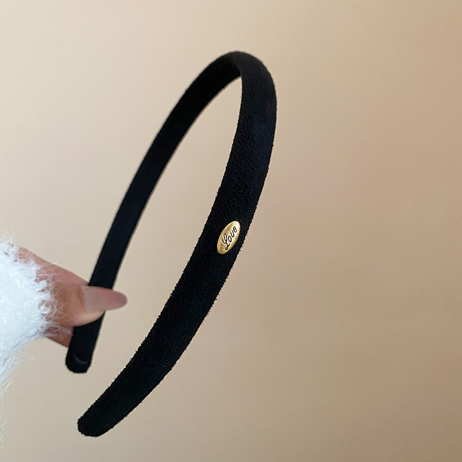 Cài tóc nữ ĐEN bản nhỏ đơn giản, basic màu sắc độc đáo B4847