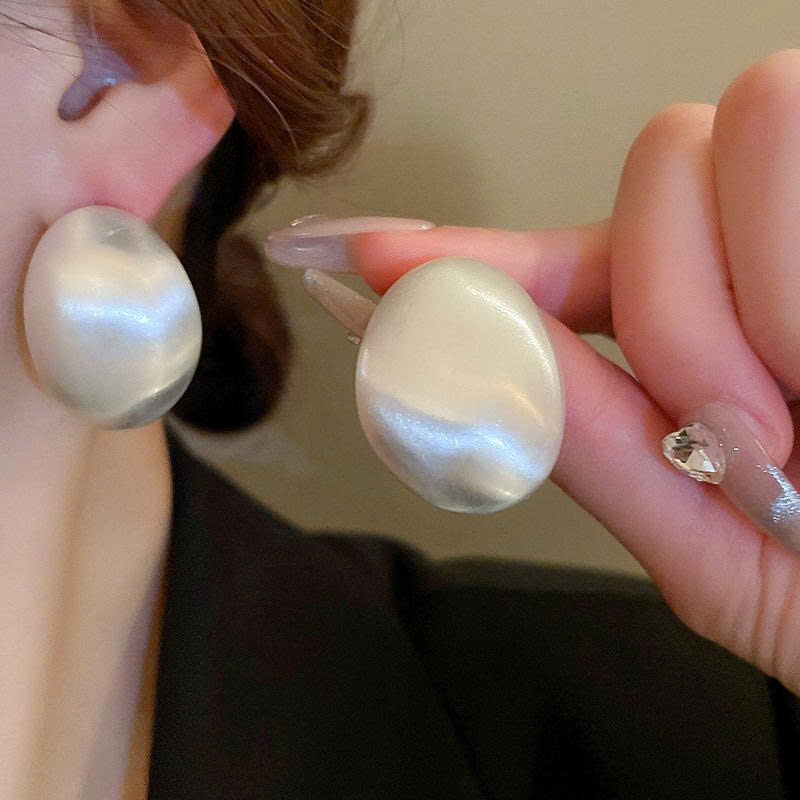 Bông tai màu BẠC XƯỚT giọt nước cao cấp sang trọng, Hoa tai thiết kế đi tiệc cao cấp đơn giản sang trọng, phụ kiện bông tai, hoa tai đi tiệc độc đáo B4747