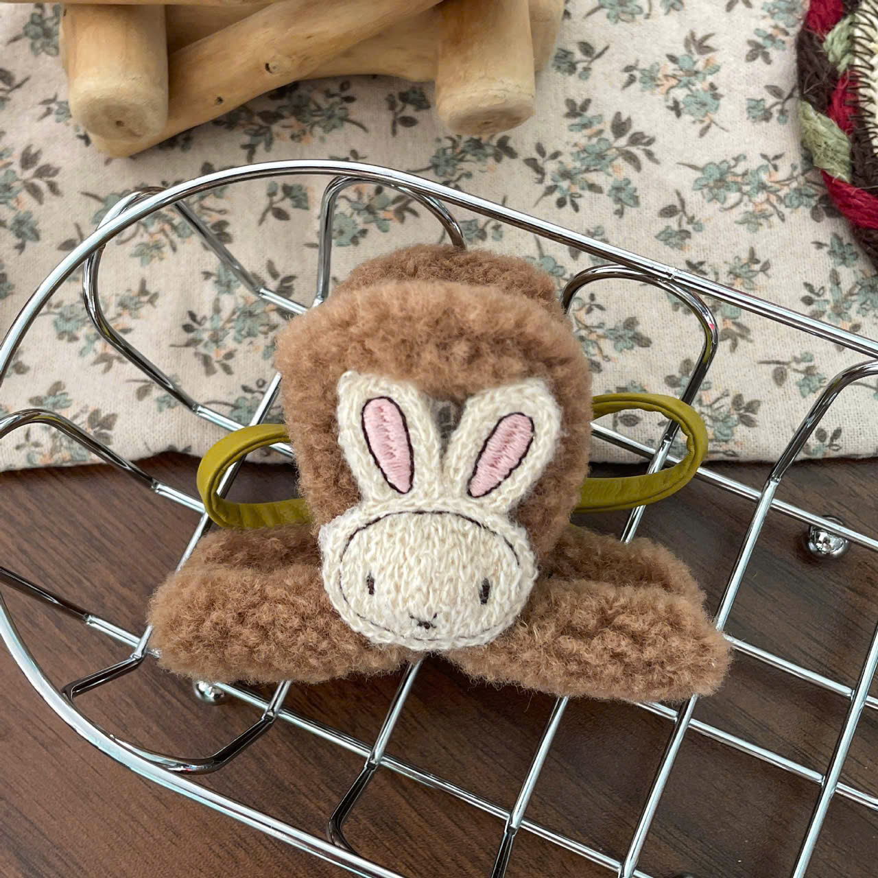 Kẹp gắp THỎ NƠ nâu nhạt cao cấp, kẹp càng cua kẹp gắp tóc dễ thương phong cách HÀN QUỐC, phụ kiện kẹp tóc cho bé dễ thương, quà tặng xinh B4710